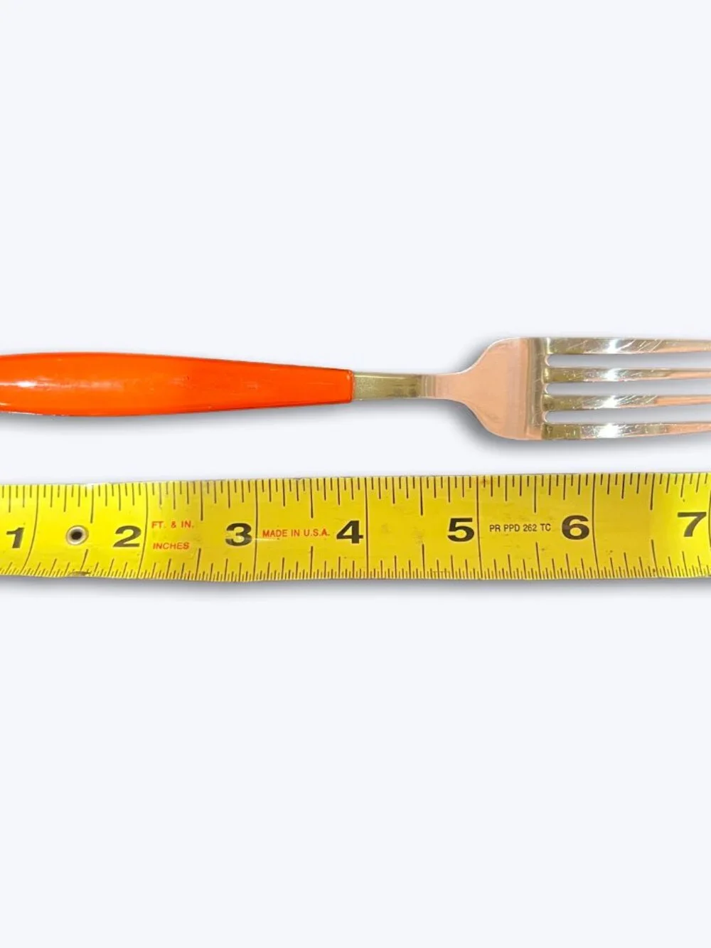 Fiesta Jamboree Poppy Orange Salad Forks Set 4 Cambridge Stainless 7